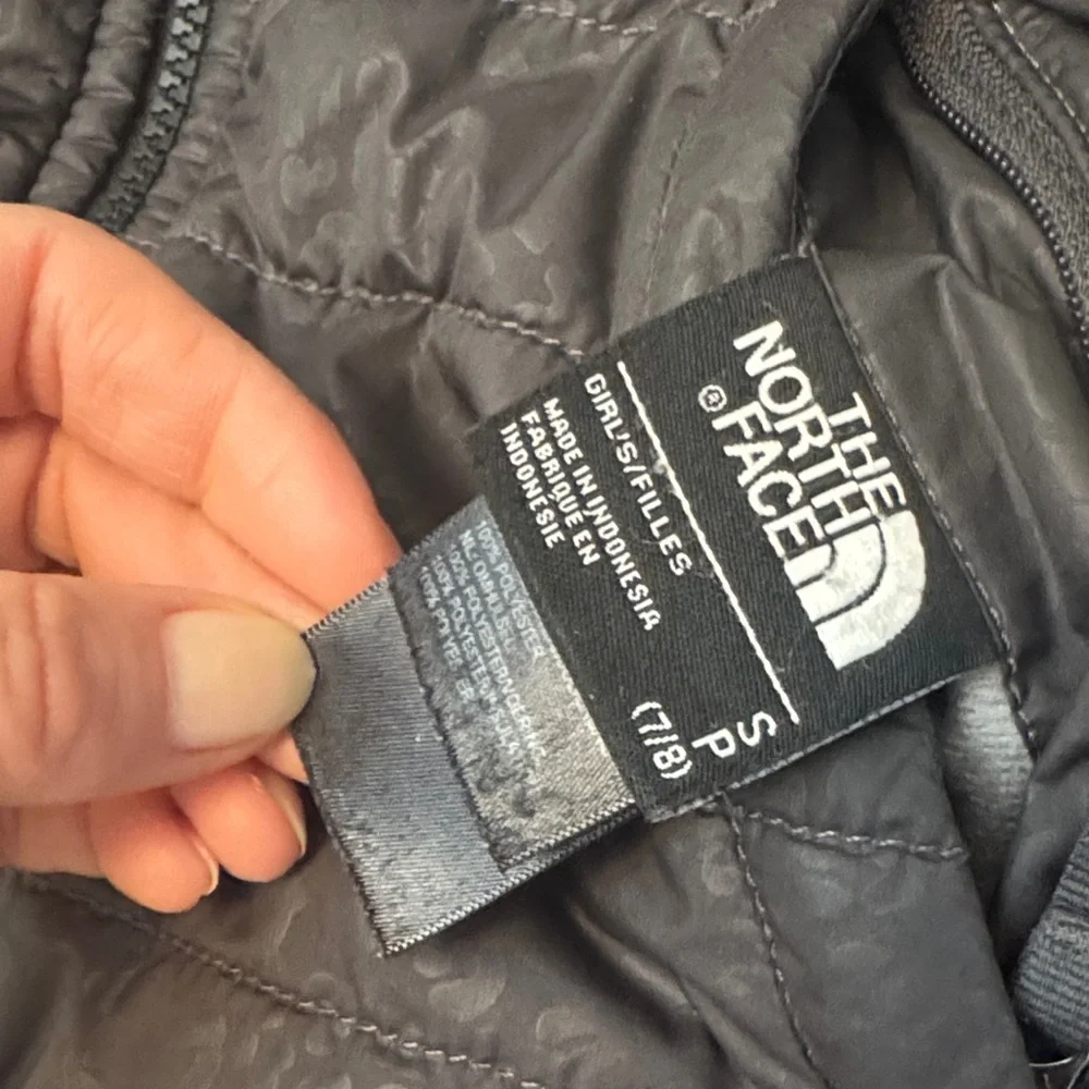 The North Face Girl’s Reversible Coat in Black Leopard